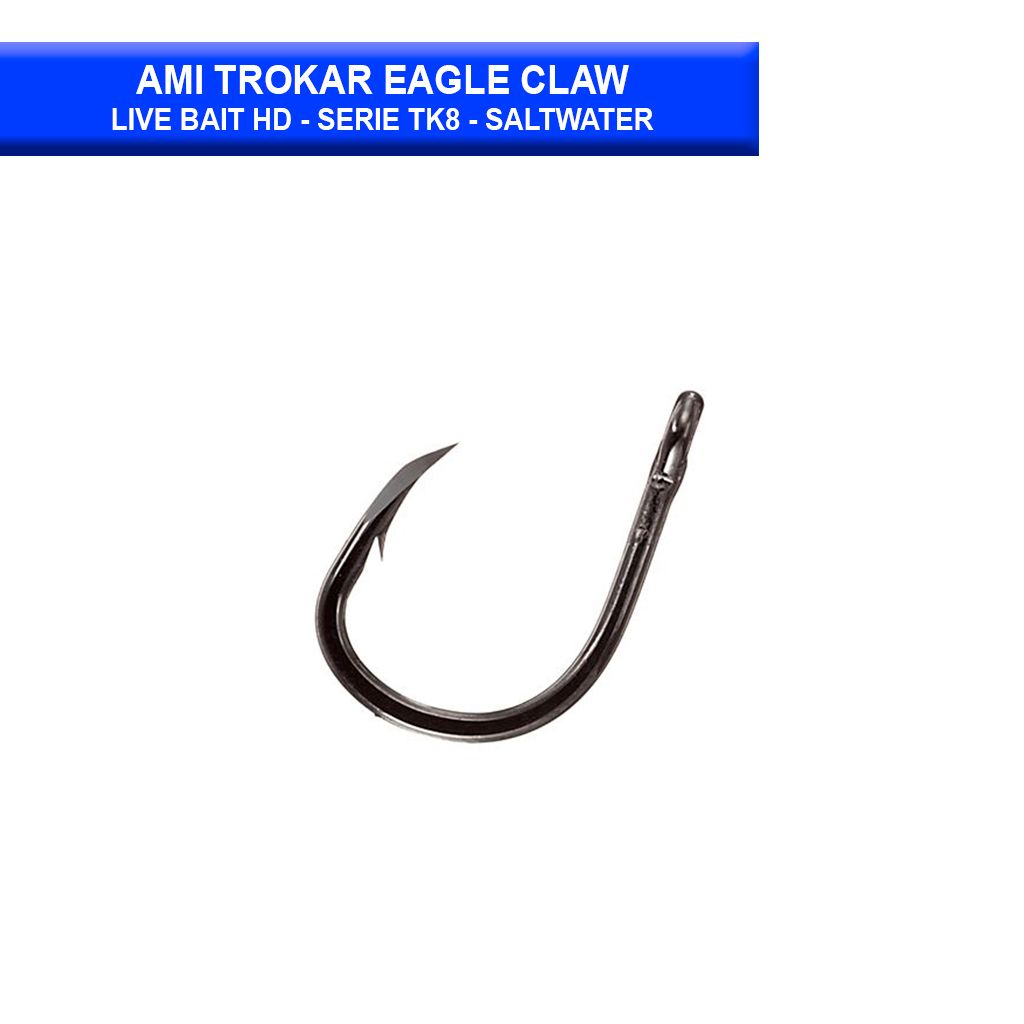Eagle Claw TroKar 619H Magnum Circle Offset Hooks : : Sports,  Fitness & Outdoors