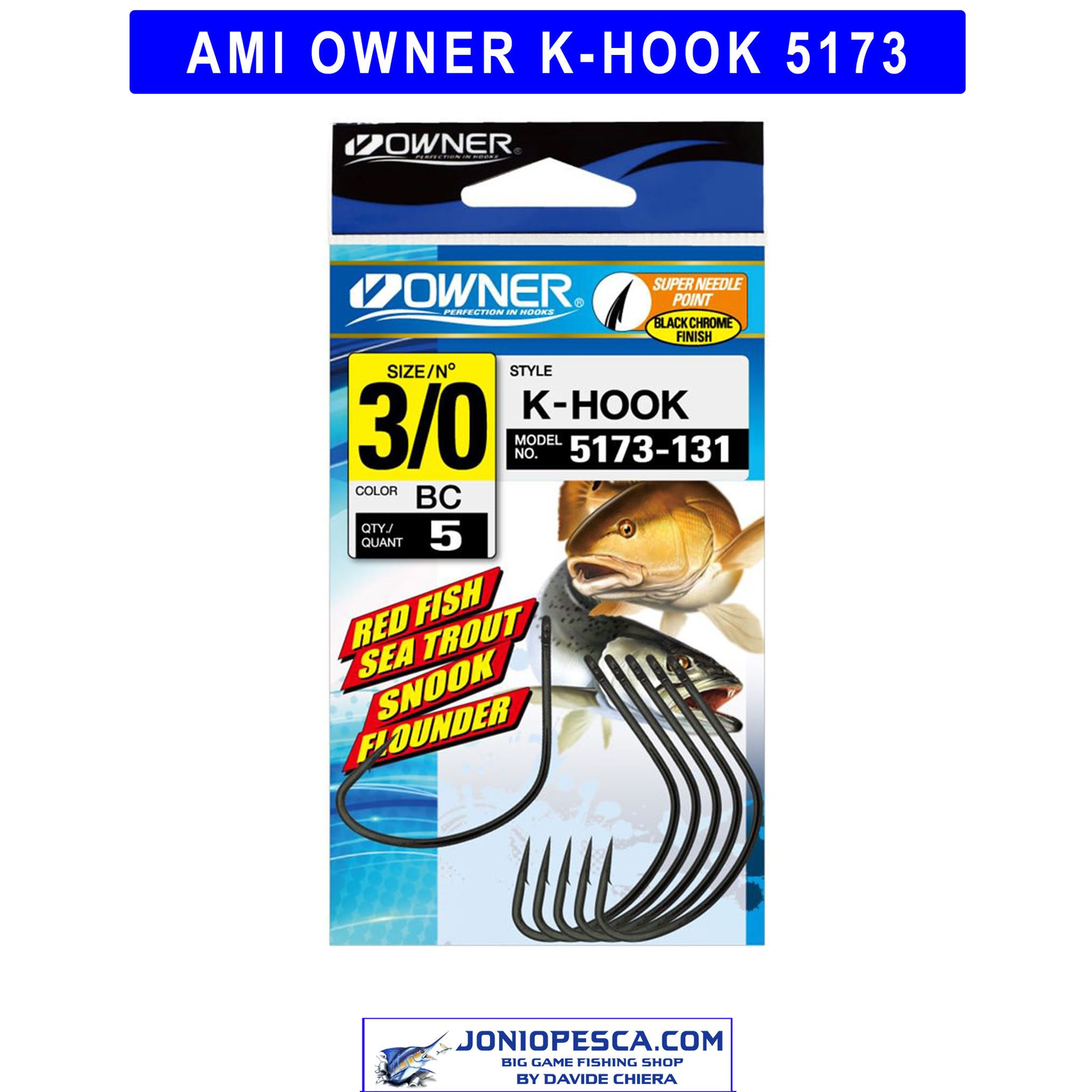 5173-121 2/0 K Hook Owner